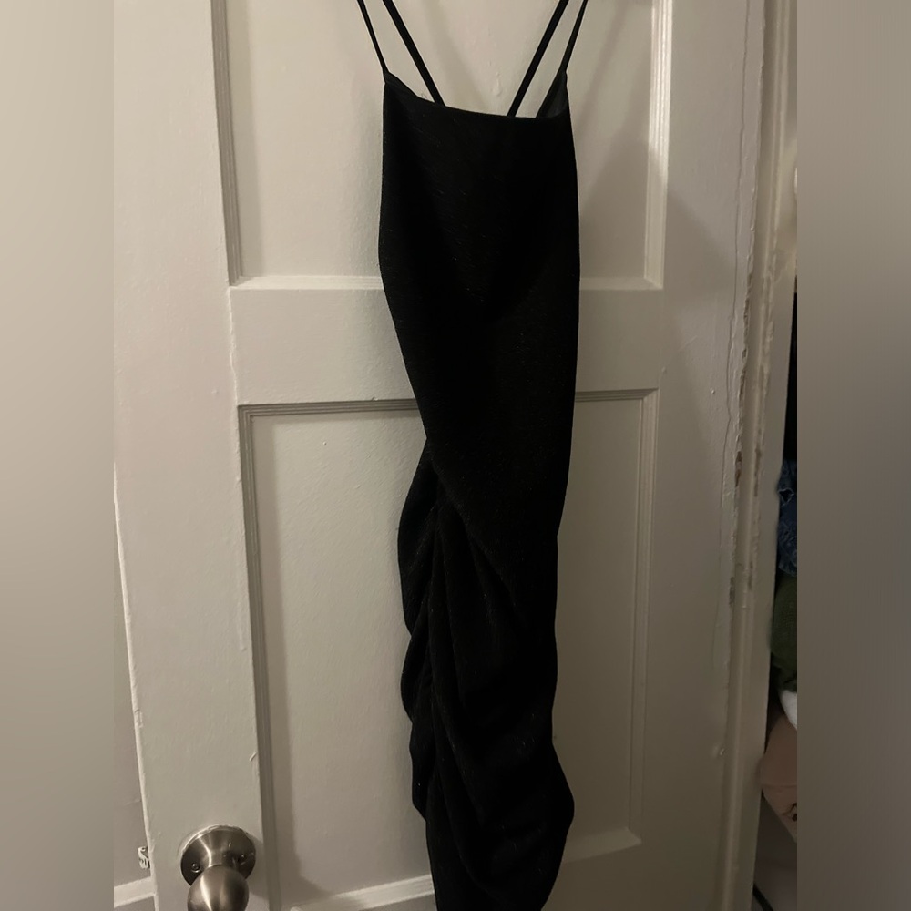 Black sparkling dress